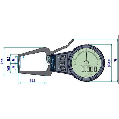 保障德国kroeplin数显内径卡规C015S