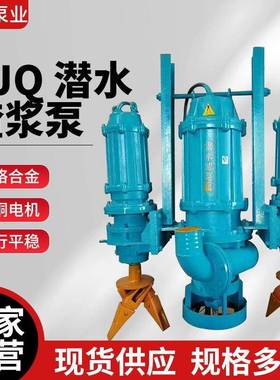 ZJQ/NSQ潜水抽砂泵搅拌型潜水渣浆泵液压潜水泥浆泵船用吸砂泵