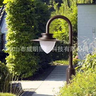 新中式风格草坪灯现代简约草坪灯新款草坪灯蘑菇头草坪灯