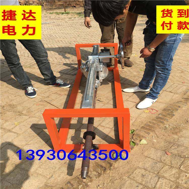 电缆线管铺设水平钻眼机供应小型水钻顶管机地下水平过路钻孔机