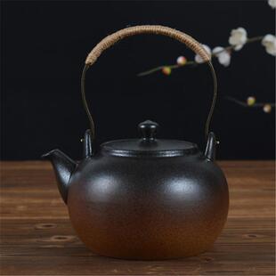 耐热陶瓷烧水壶煮水煮茶器泡茶壶电陶炉明火提梁单壶侧把陶壶茶具