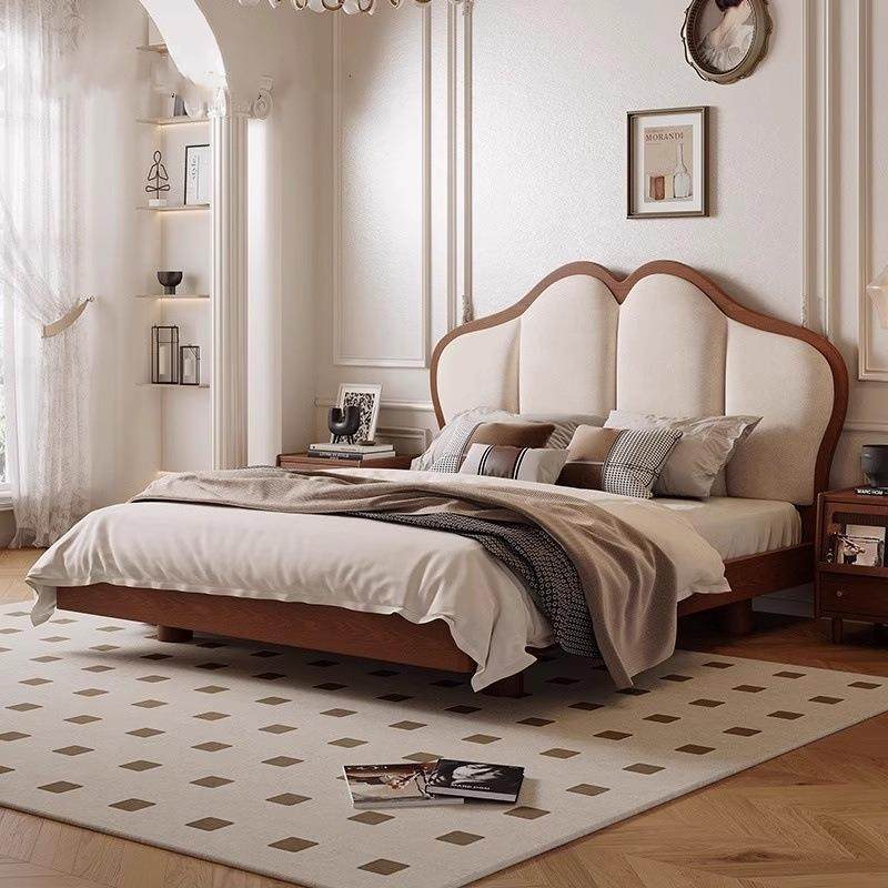 实木床法式中古主卧蝴蝶床软包1.8米法式复古风白蜡木双人悬浮床,农用物资,其他肥料,淘宝优惠券,粉丝福利购,淘宝优惠卷