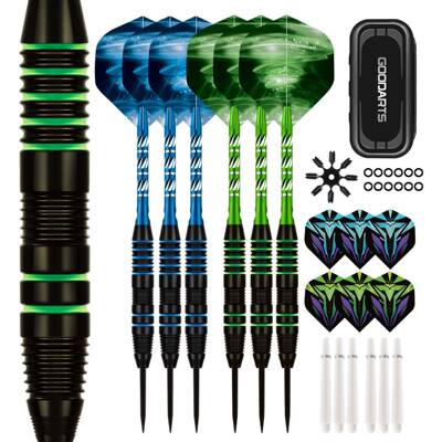 GOODARTS骑士飞镖套装6支飞镖针darts飞镖盒子玩具