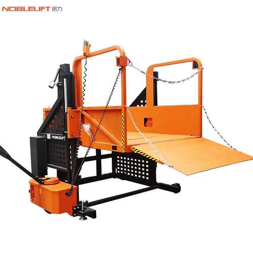 诺力（NOBLELIFT）电动升降平台车1吨登车桥平台升高车提升1.5米
