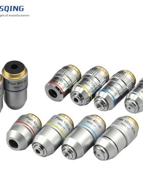 195PLAN生物显微镜物镜磨砂款物镜20.2mmRMS螺纹