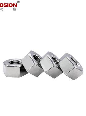 304美制螺母ANSIB18.2.2重型单倒角螺帽1/25/83/47/8