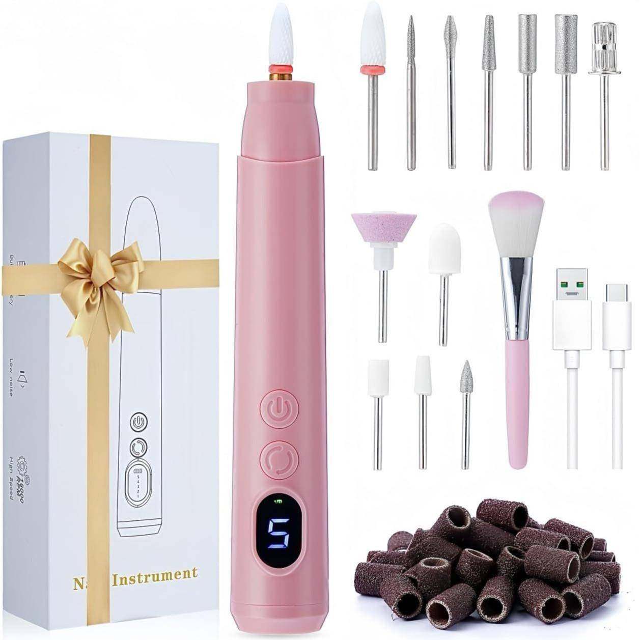 美甲打磨机台式卸甲机电动磨甲器死皮指甲美甲工具桌面电动卸甲机