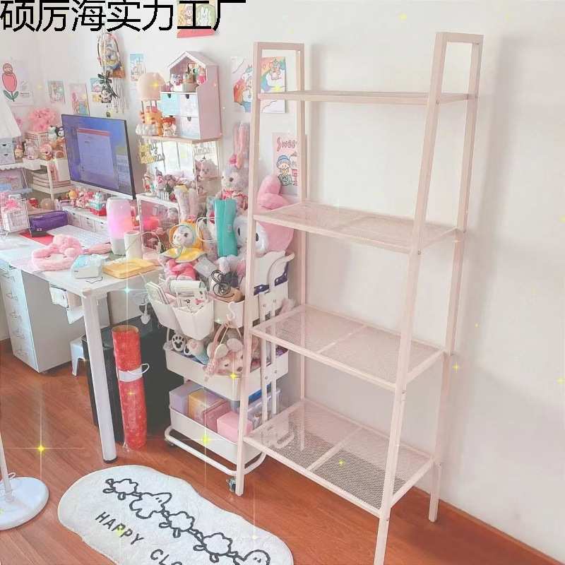 置物架厨房收纳架子多层铁艺书架落地客厅卧室置地式阳台花架