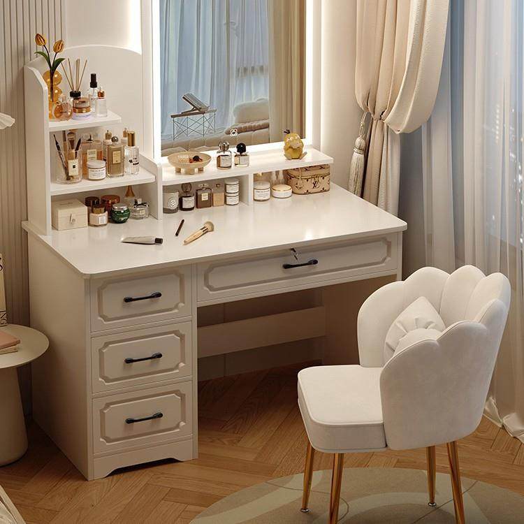 梳妆台卧室简约现代2025新款化妆台镜子主卧化妆柜化妆桌出租房用,电子元器件市场,其它元器件,淘宝优惠券,粉丝福利购,淘宝优惠卷