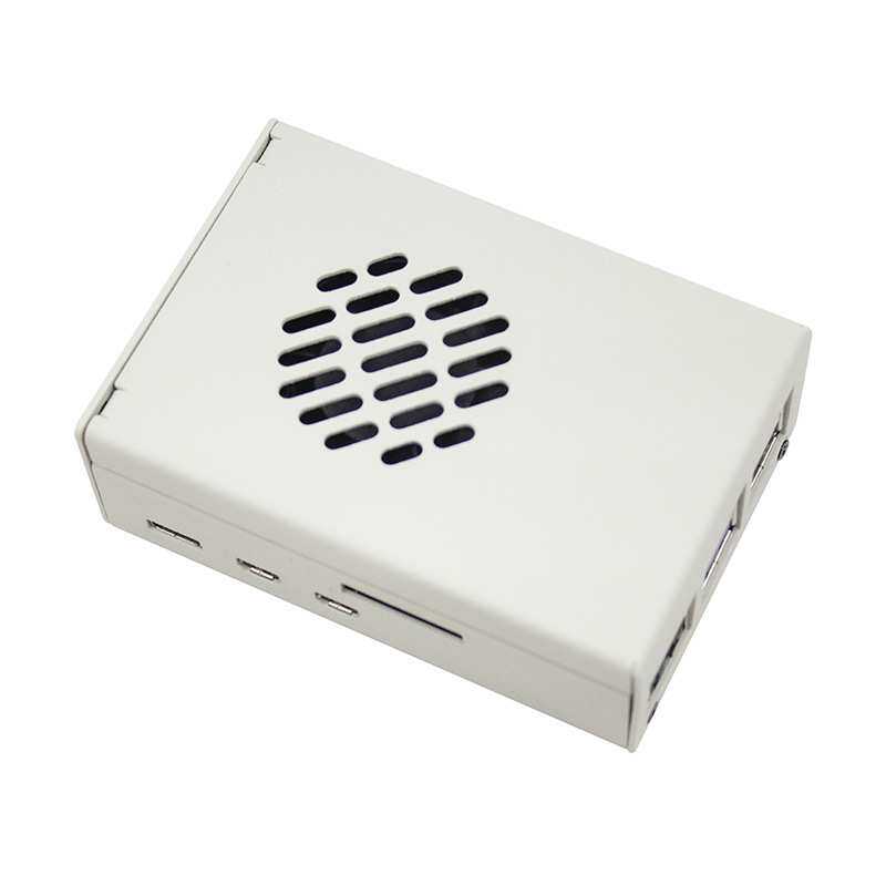 树莓派5代 金属散热外壳盒子 Raspberry Pi 5 PWM调速风扇保护壳
