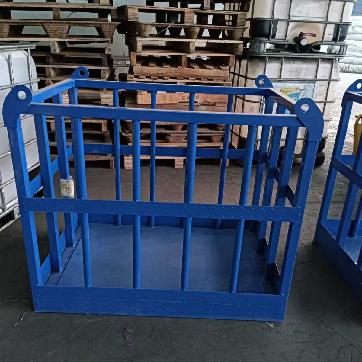 吊车吊篮吊框高空作业篮站人工作筐钢丝绳吊装篮起重机用吊车框