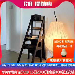 居尚灯饰日式 饰灯床头氛围灯 侘寂风梨子蚕丝客厅落地灯创意卧室装