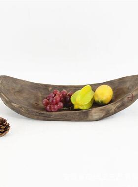 代现约ins风木质生态果盘防烫餐盘零简食家居桌面无品牌/用碟盘装