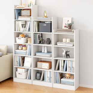 书架置物架落地简易家用多层客储厅柜子墙BP物柜窄缝小柜书靠边收