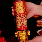 结烛婚蜡烛婚礼龙凤喜烛一喜523对婚庆洞房花烛订装 婚红色婚房蜡