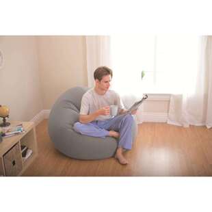 INTEX68579卧室阳台小沙发豆袋躺椅床折叠充气椅子单人懒人沙发