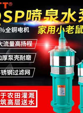 QD10-40/3-2.2多级潜水泵单三相高扬程水泵小老鼠家用深井清水泵