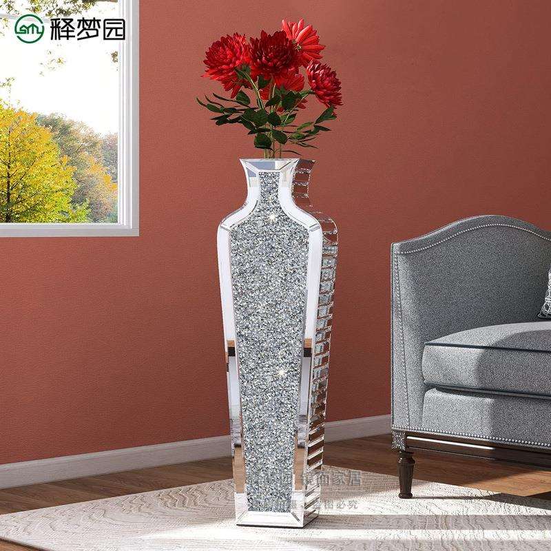 欧式镜面花瓶插花摆件家居装饰品婚庆插花装饰品摆件D1126