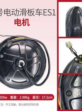 原装纳恩博九9号电动滑板车电机es1es2es4配件轮毂电机前轮子马达