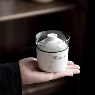 旅行茶具套装户外便捷手绘快客杯一壶两杯个人专用茶杯随身泡茶壶