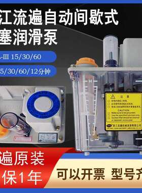 浙江流遍自动间歇式活塞润滑泵MZL/MMXL-III型机床电动机油泵