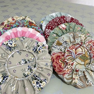 帆布圆形高脚凳椅垫 石凳蒲团垫 拆洗海绵工厂升降吧台椅垫罩一体