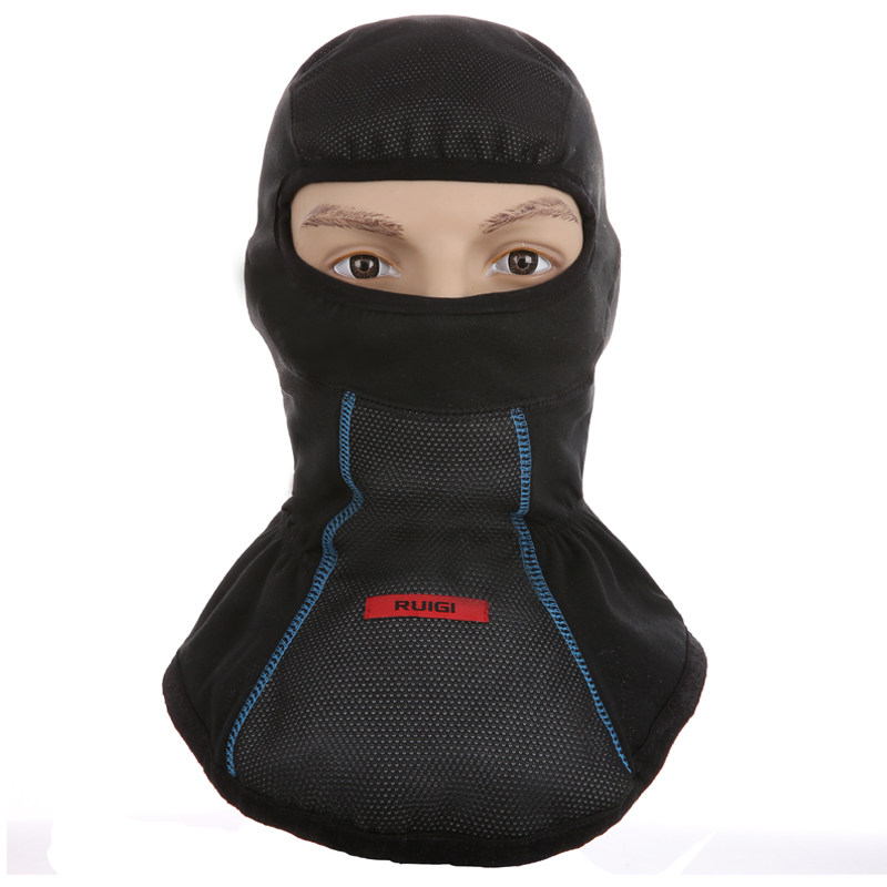 RUIGI机车保暖头套面罩秋冬安全帽防风保暖骑行户外骑士装备男女