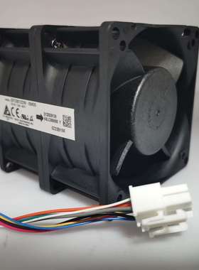 原装台达808012V7.20A暴力大风量双电机汽车改装增压电机风扇