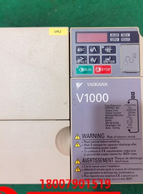 安川V1000变频器 5.5KW/4.0KW 380V CIMR-VC4A0011BAA 质保 现货