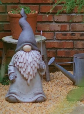 甘道夫园艺摆件户外花园庭院草坪装饰农村人物地精落地布置小矮人