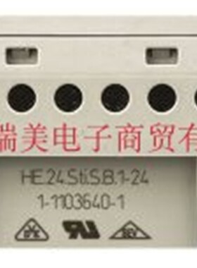 TE泰科电子HE大负荷电源连接器插头24触点1-1103640-1