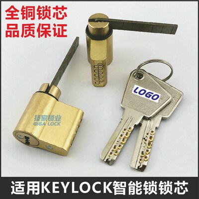 适用KEYLOCK第吉尔锁芯 智能锁锁芯指纹锁带尾巴锁芯电子门锁芯