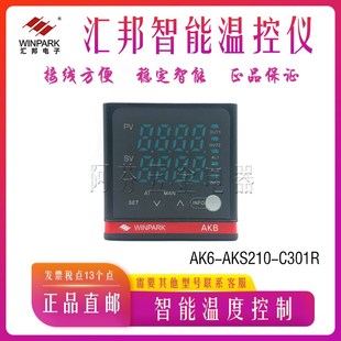 C301R48 常州汇邦智能温控仪逻辑电平温度控制器E型AK6 AKS210