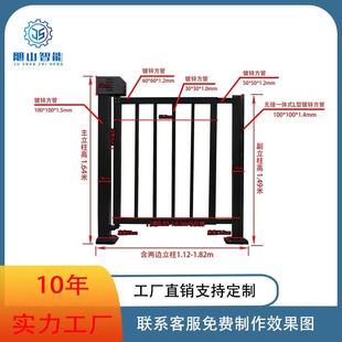 小区人行道别闸人机脸识别门禁一体人脸机识系统JNZ直流无刷栅栏