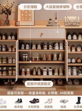 实木鞋门口入户202款家用柜室内玄HVZ关收纳一体柜楼道5电梯新口