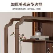 玄关柜中式 实木入318户新隔用间厅柜断客厅屏风进门鞋 柜一体家门