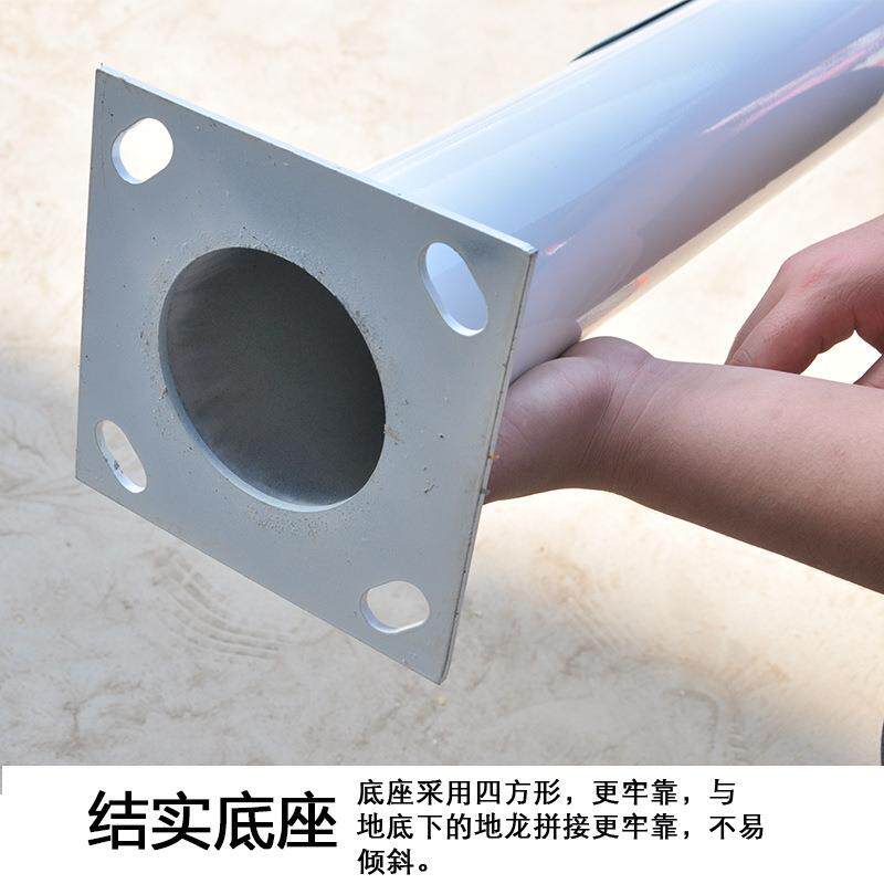 控立杆3804米监3.54米5米6米室外小米区摄像头支架停车场不锈钢立