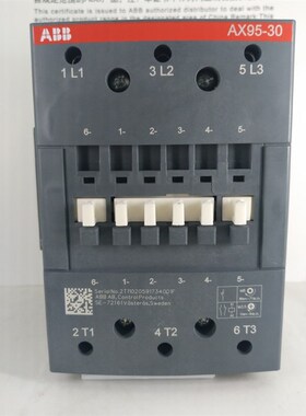 ABB交流接触器AX95-30-11 95A AX系列 ABB新款替代A95D-30-11