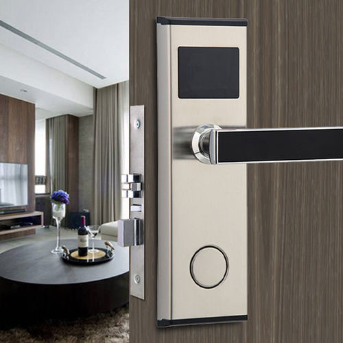 酒店刷卡锁宾馆磁卡锁客房电子智能门锁公寓民宿感应锁木门ic卡锁