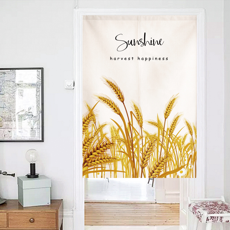 门帘卧室家用魔术贴卫生间半帘挡煞遮挡帘玄关隔断帘厨房半截短帘