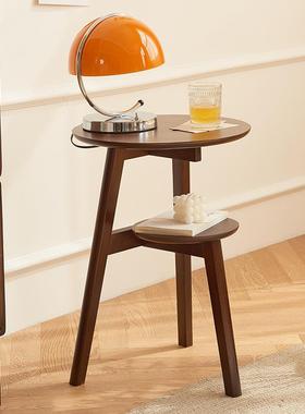 卧茶几简易客厅家用沙边几客tb-70555厅边迷你发阳台圆形小桌子桌