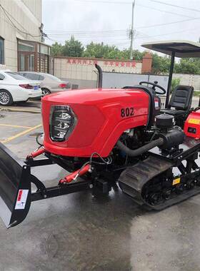 柴油大履马力带旋耕机乘坐FBC履式农用带拖拉机小型履带开沟机