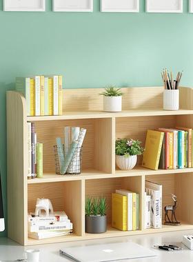 架桌上学生实木儿整童小柜书省空间cp#87480简易办公桌面置物架书