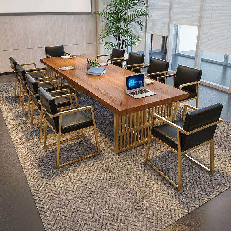 现代实木办公桌 简约长方形大型洽谈桌椅 办公室电脑职员会议桌,玩具/童车/益智/积木/模型,毛绒/玩偶/公仔/布艺类玩具,淘宝优惠券,粉丝福利购,淘宝优惠卷
