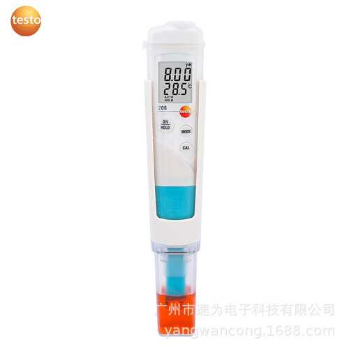 德图TESTO206ph1/PH2高精度酸碱度计205-ph值测试笔水族工业鱼缸