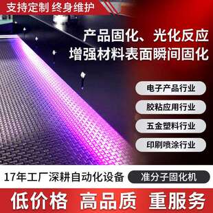 准分子桌面型UV固化机流水线紫外线光化反应快速固化自动化光固机