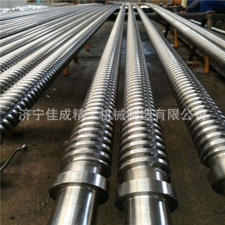 大量供应梯形丝杆加工制作T50T60T70机床丝杆T形多头正反牙丝杆