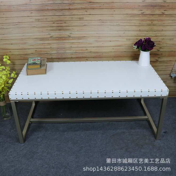 欧式式乡村茶几电视柜组合简约复古小户型客厅长方形茶桌家具