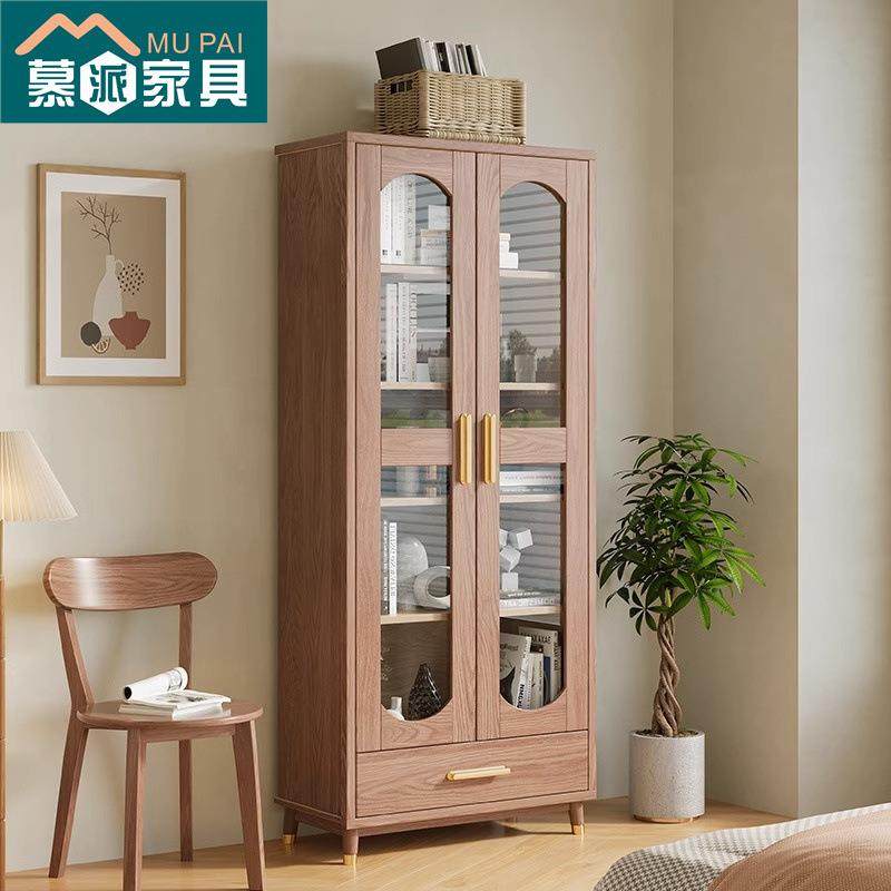 白蜡木实木书柜书架收纳柜带门玻璃柜子简易书橱家用带抽屉储物柜,玩具/童车/益智/积木/模型,毛绒/玩偶/公仔/布艺类玩具,淘宝优惠券,粉丝福利购,淘宝优惠卷