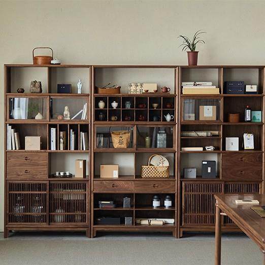 新中式博古架实木茶架黑胡桃木展示柜置物架收纳柜茶室樱桃木书架,玩具/童车/益智/积木/模型,毛绒/玩偶/公仔/布艺类玩具,淘宝优惠券,粉丝福利购,淘宝优惠卷